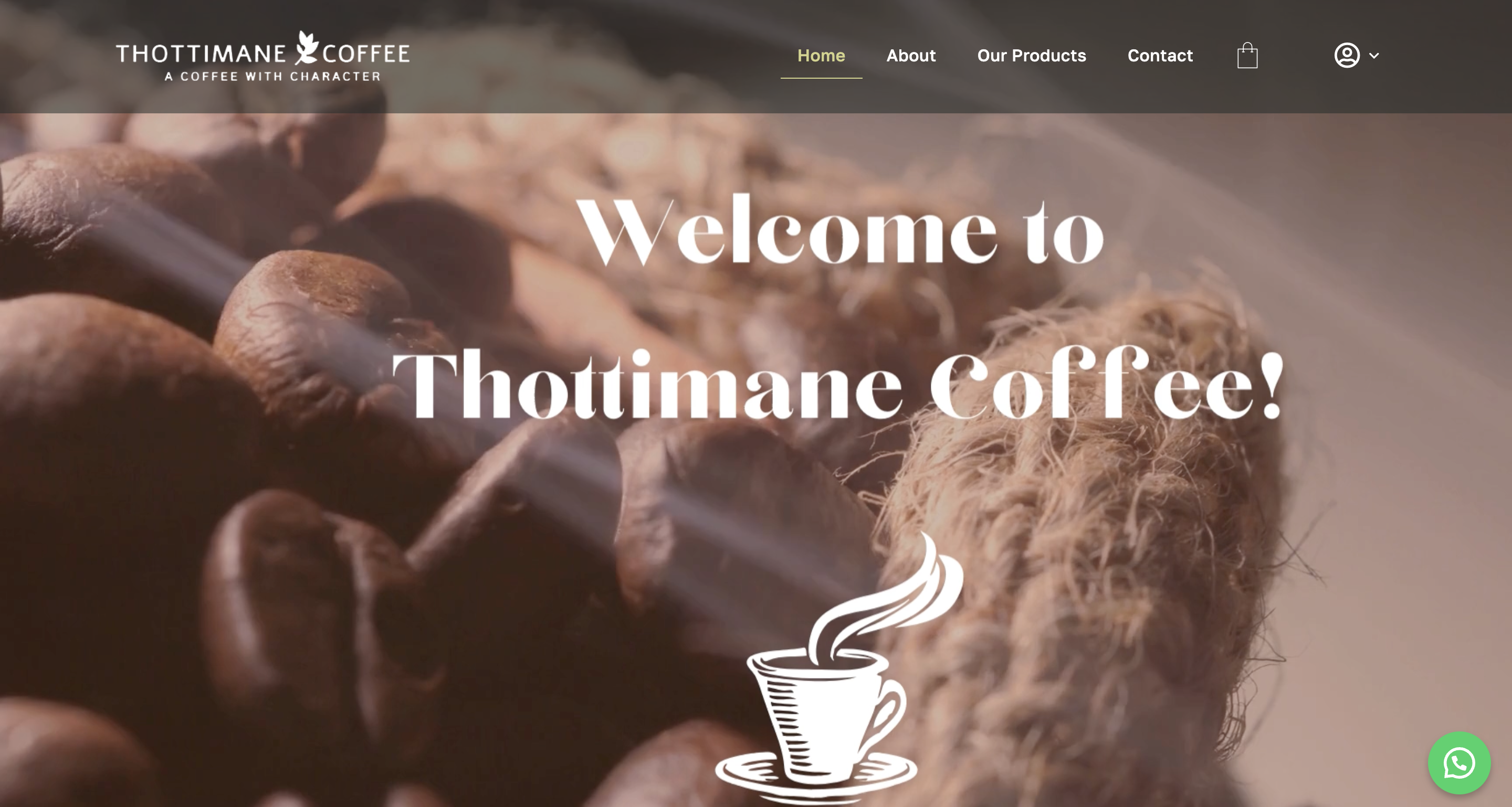 thottimane.com Coffee Selling Website development